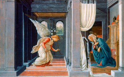 Müjde, c1485 by Sandro Botticelli
