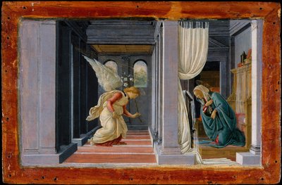 Müjde, ca. 1485-92. by Sandro Botticelli