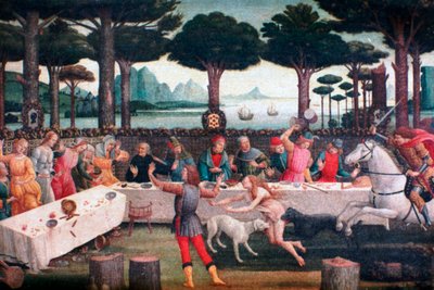 Çam Ormanında Ziyafet, 1482-1483 by Sandro Botticelli