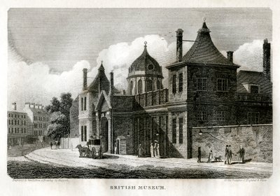 British Museum, Londra, c1810. by Sands