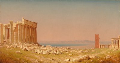 Parthenon Harabeleri by Sanford Robinson Gifford