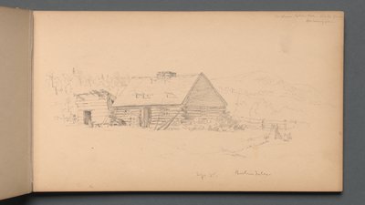 Eskiz defteri, sayfa 14: "Berlin Düşüyor 2 Eylül" by Sanford Robinson Gifford