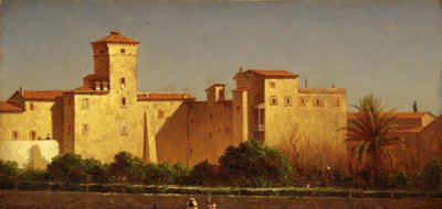Villa Malta, Roma, 1879. by Sanford Robinson Gifford