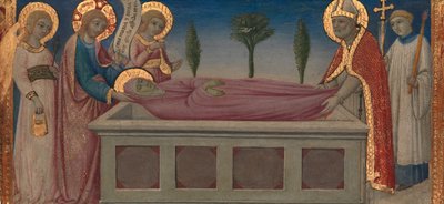 Aziz Martha'nın Mezarı, M.Ö. 1460-70. by Sano di Pietro