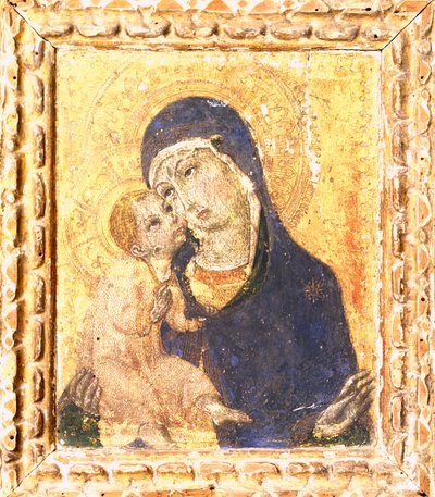 Çocuklu Madonna Sano Di Pietro (1406-1481), 15. yüzyılın ikinci yarısı by Sano di also Ansano di Pietro di Mencio Pietro