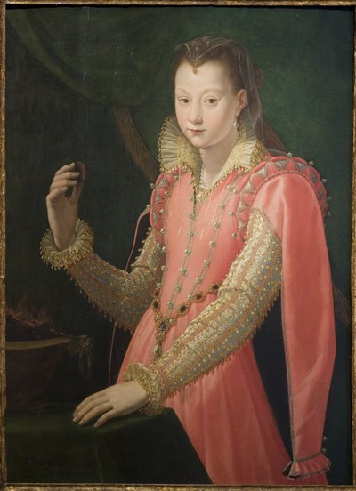 Genç Bir Kadının Portresi as Portia Catonis by Santi di Tito