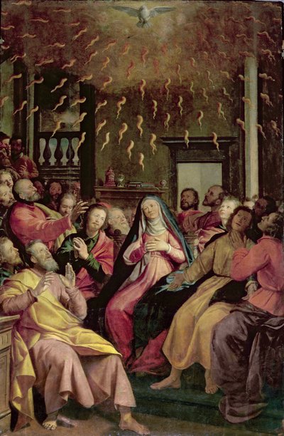 Pentekost, c.1598 by Santi di Tito