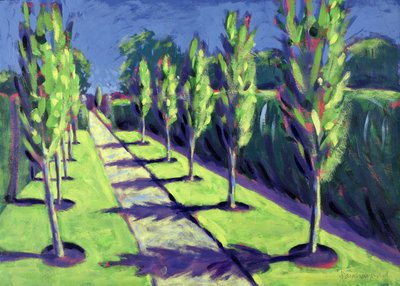 Avenue (kart üzerinde akrilik) by Sara Hayward