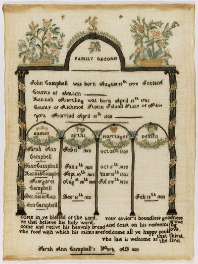 Aile kayıt örnekleyici by Sarah Ann Campbell