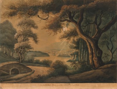 The Lovers Oak, Delville Kalesi yakınında, 18. yüzyılın sonlarında by Sarah Broome