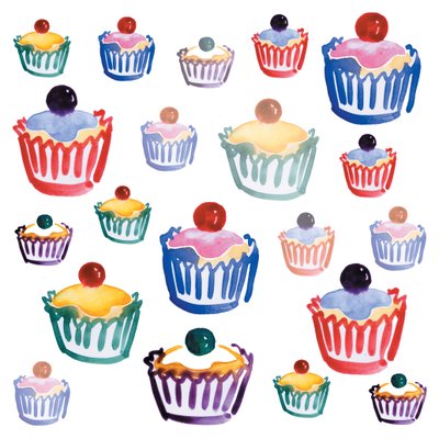 Cupcake Crazy, 2008 (dijital) by Sarah Hough