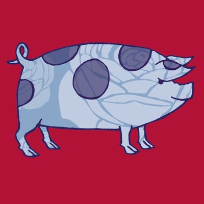 Piddle Valley Pig, 2005 (dijital) by Sarah Hough