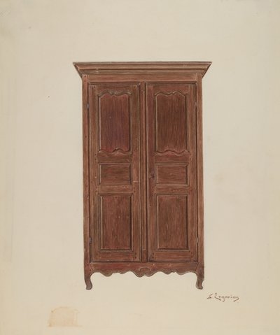 Gardırop, ç. 1939. by Sarkis Erganian