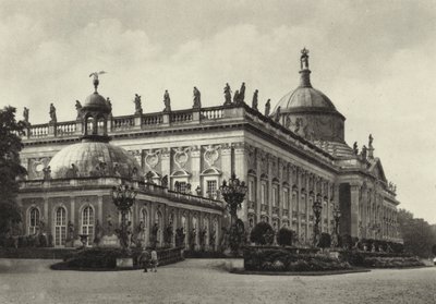 Potsdam, Yeni Saray; Yeni Saray (s/b fotoğraf) by Sasha Stone