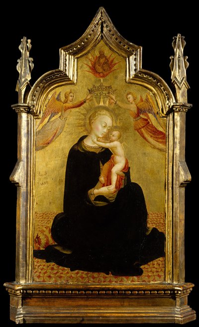 Madonna ve Meleklerle Çocuk, yak. 1445-50. by Sassetta