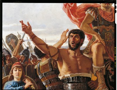 Mario'nun zaferi, detay, Francesco Saverio Altamura (1822-1897), tuval üzerine yağlıboya, 234x352 cm by Saverio Altamura