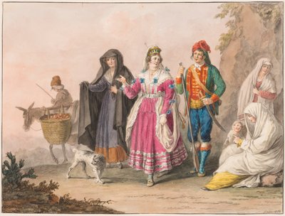 Sicilya Kostümleri by Saverio della Gatta