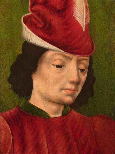 Bir Erkek Figürü belki de Saint Sebastian: Bir Fragman, c.1480 by Savoyard School