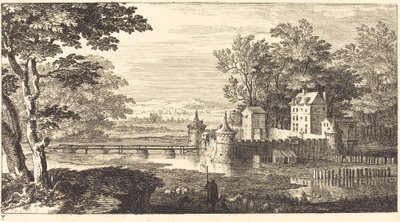 Chateau ile manzara by Sébastien  Le Clerc I