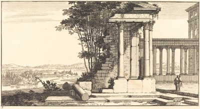 Klasik Harabelerle Peyzaj by Sébastien  Le Clerc I