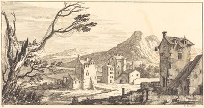 Evler ile Peyzaj by Sébastien  Le Clerc I