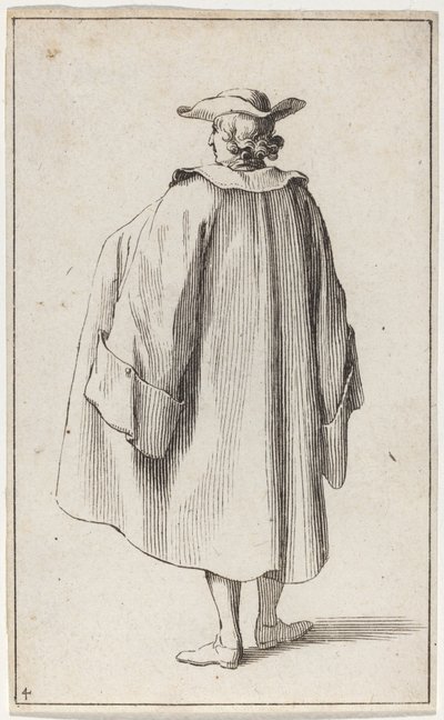Arkadan bakıldığında duran adam by Sébastien Le Clerc the elder