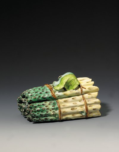 Kuşkonmaz kasesi ve kapağı, c.1750 by Sceaux Factory