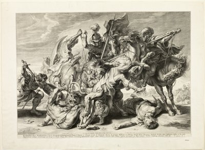 Aslan Avı by Schelte Adamsz. Bolswert