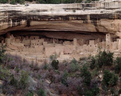 Cliff saray alanının görünümü (1993, Fotoğraf) by School Anasazi
