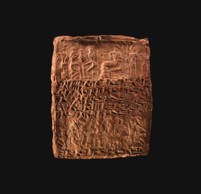 Dört silindir mühür basılmış çivi yazılı tablet kılıfı, yaklaşık MÖ 20.-19. yüzyıl (kil) by School Assyrian