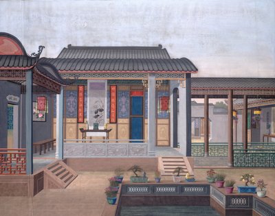 Ekle. Veya. 2196 Çinli bir memurun evinin içinin çizimi by School Chinese