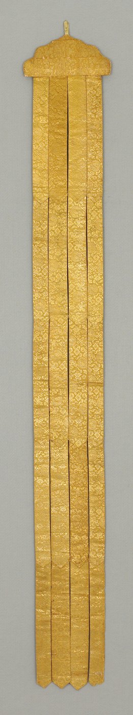 Bandrol/Tapınak Asması, 18. yüzyıl (İpek brokar) by School Chinese