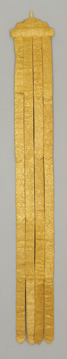 Bandrol/Tapınak Asması, 18. yüzyıl (İpek brokar) by School Chinese