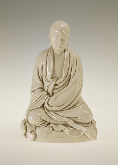 Bodhidharma (Damo), Ming hanedanı (1368-1644) (porselen) by School Chinese