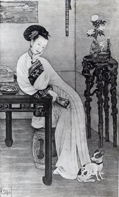 İmparatoriçe Dowager Cixi (lito) by School Chinese