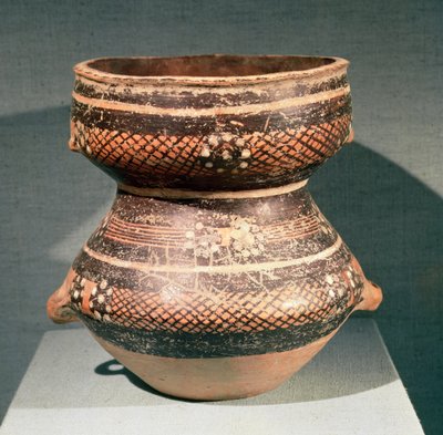 Vazo, Lanzhou, Gansu, MÖ 3. binyılın sonlarından (kil) by School Chinese
