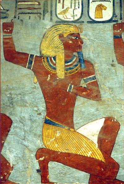 Antik Mısır, Resim, Ramses I#39;in Mezarı, Thebes by School Egyptian