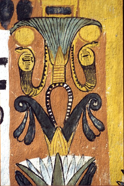 Antik Mısır, Duvar resmi Sennedjem Mezarı, Deir el Medine, Thebes, Soyluların Mezarı by School Egyptian