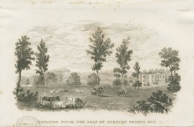 Burslem - Watlands House: gravür ve [?19. yüzyıl] (baskı) by School English