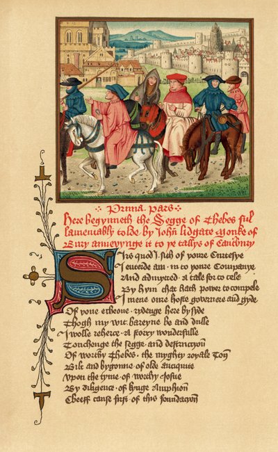Canterbury Hacıları, Geoffrey Chaucer