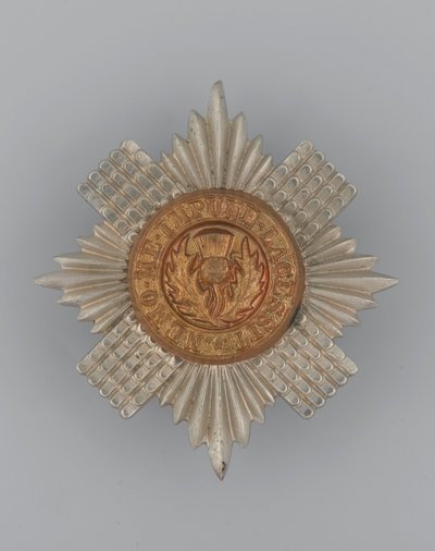 Şapka rozeti, c.1896-1920 (metal) by School English
