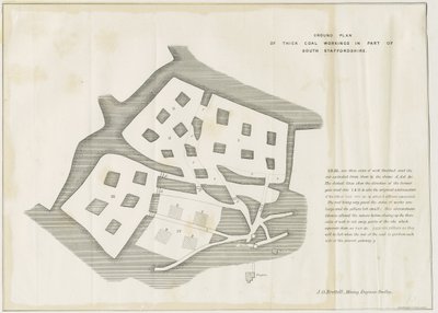 Dudley - Madencilik: litografi ve [?19. yüzyıl] (baskı) by School English