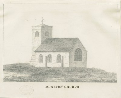 Dunston Kilisesi: karakalem, nd [?19th Century] (çizim) by School English