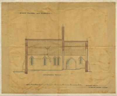 İpuçları Kilisesi: izleme ve [?19th Century] (çizim) by School English