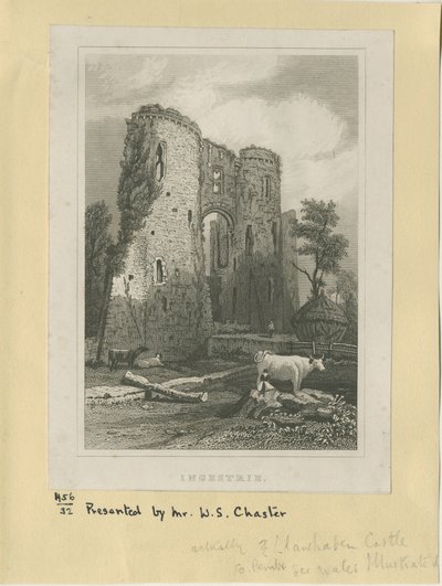 Ingestre - Kale: çelik gravür ve [?19. yüzyıl] (baskı) by School English
