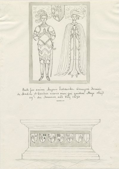 Sandon Kilisesi - Hugh Erdeswicke ve Cecilia