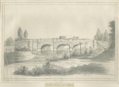 Stafford - Radford Bridge: karakalem, nd [?19th Century] (çizim) by School English