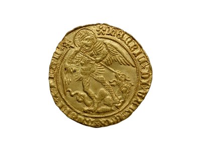 Asthall Definesinden Tudor madeni para by School English
