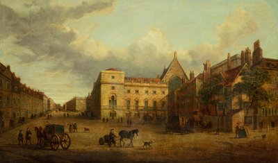 Old Palace Yard ile Whitehall Görünümü (petrol) by School English