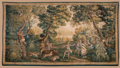 Av sahnesi, Origin Oudenaarde (goblen) by School Flemish